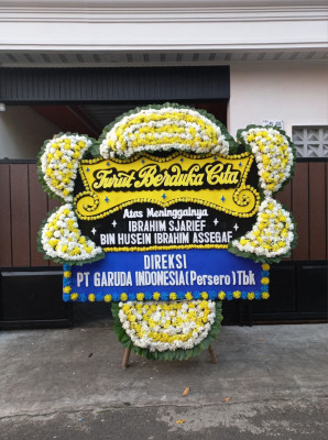 Papan Bunga Duka di Terate