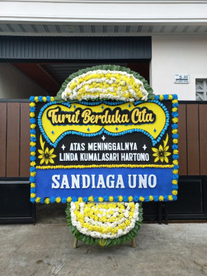 Papan Bunga Duka di Terate